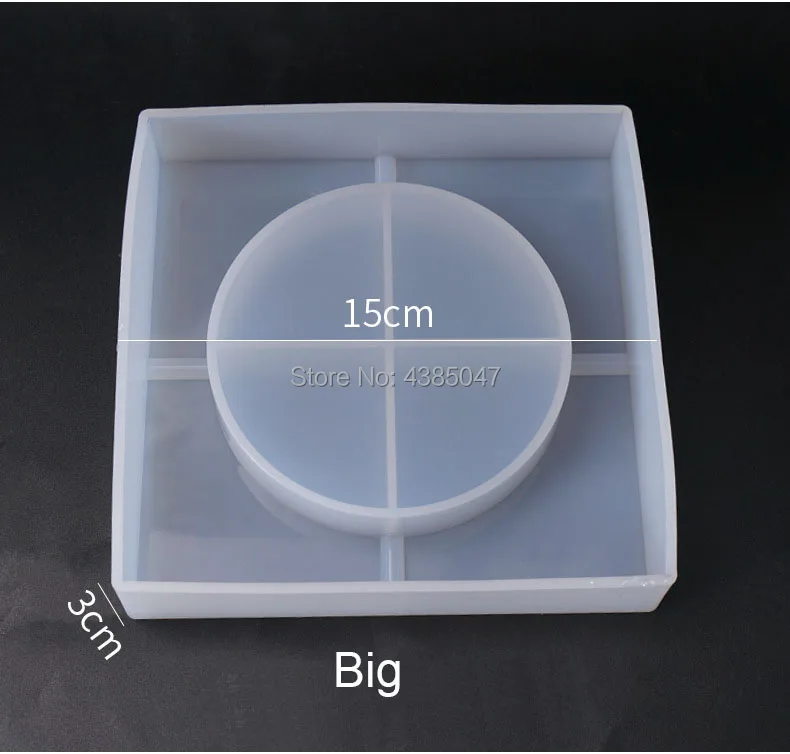 3 Different Sizes of Square Ashtray Dried Flower Resin Decorative Craft DIY Flower Pot Base Mold Epoxy Resin Molds for Jewelry