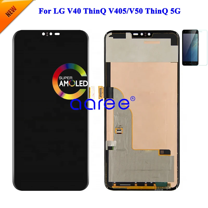 AMOLED LCD Display Original  For LG V40 ThinQ LCD Display For LG V50 ThinQ 5G LCD Display Screen Touch Digitizer Assembly