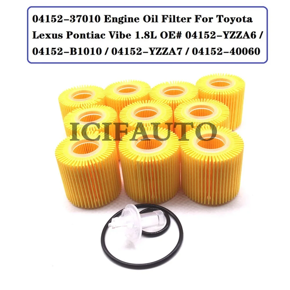 04152-37010 Engine Oil Filter for Toyota Lexus Pontiac Vibe 1.8L OE# 04152-YZZA6 / 04152-B1010 / 04152-YZZA7 / 04152-40060