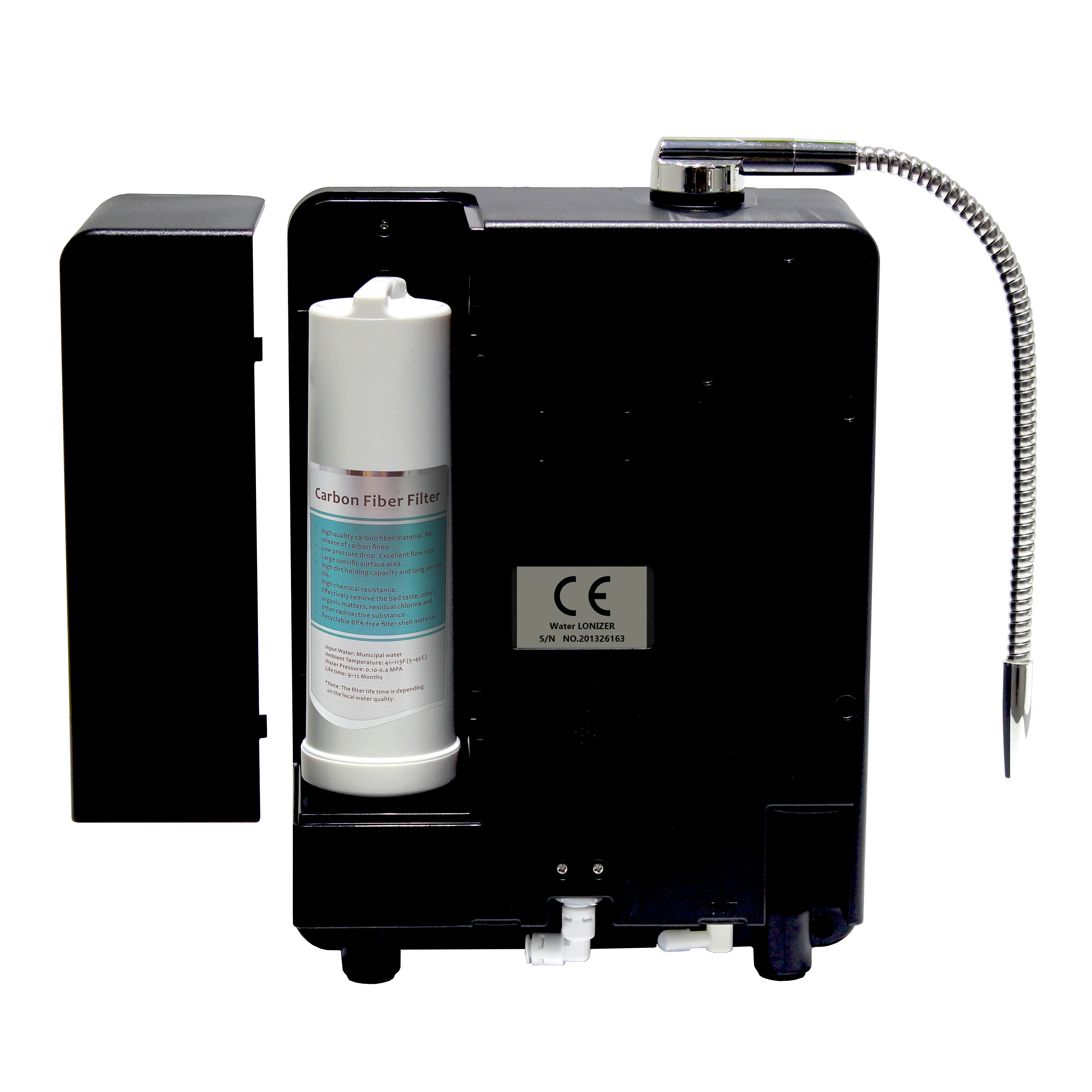 Hight Quality Water Ionizer Machine Produces pH 3-11.0 Alkaline Acid Up to -800mV ORP Auto-Cleaning LCD Touch Water Filter