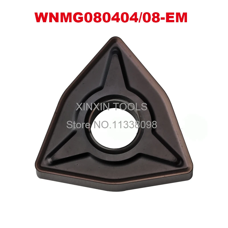 

ZCC Carbide Inserts WNMG WNMG080404-EM WNMG080408-EM WNMG060404-EM WNMG060408-EM YBG202 Lathe Cutter Tools for Steel & Stainless