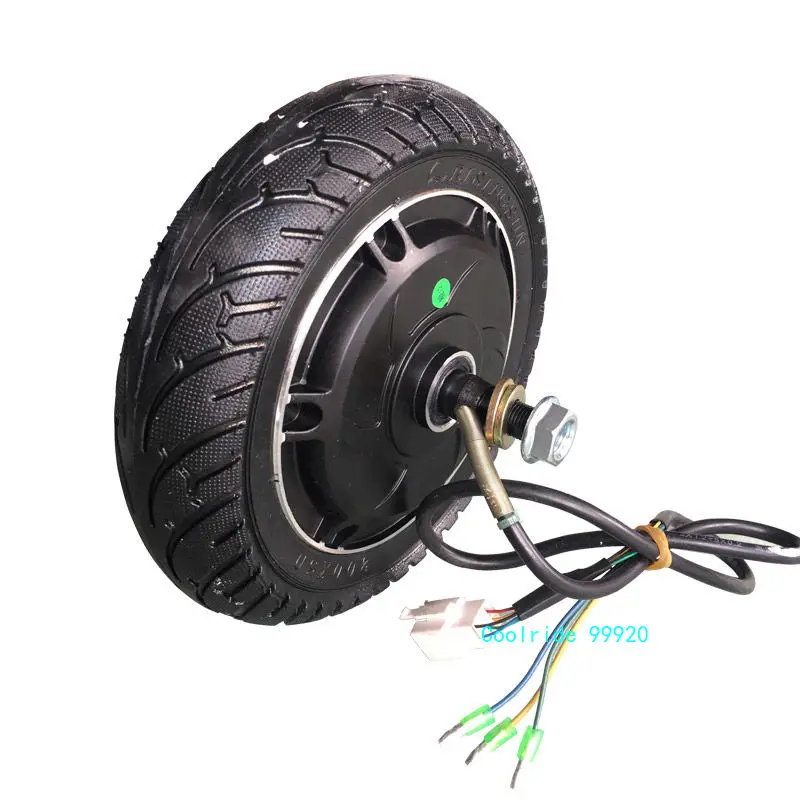 Scooter Motor 8 Inch 10  24V36V48V Brushless Gearless  Modified Electric  Solid Tire