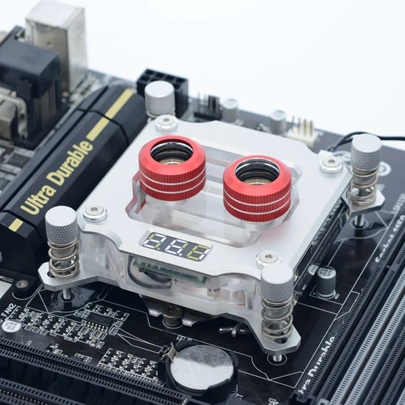 FREEZEMOD Számítógépes PC Fagylaltgép Zárol számára Intel LGA 1151 115X 2011 Plató Hőfok Megorront Alaplap hűtőborda AURA. UPR-2018