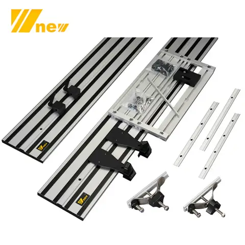 Rail de guidage universel pour scie circulaire, base de scie réglable, ligne droite, double couche, FFits Makita, Bosch, Festool, 1400mm