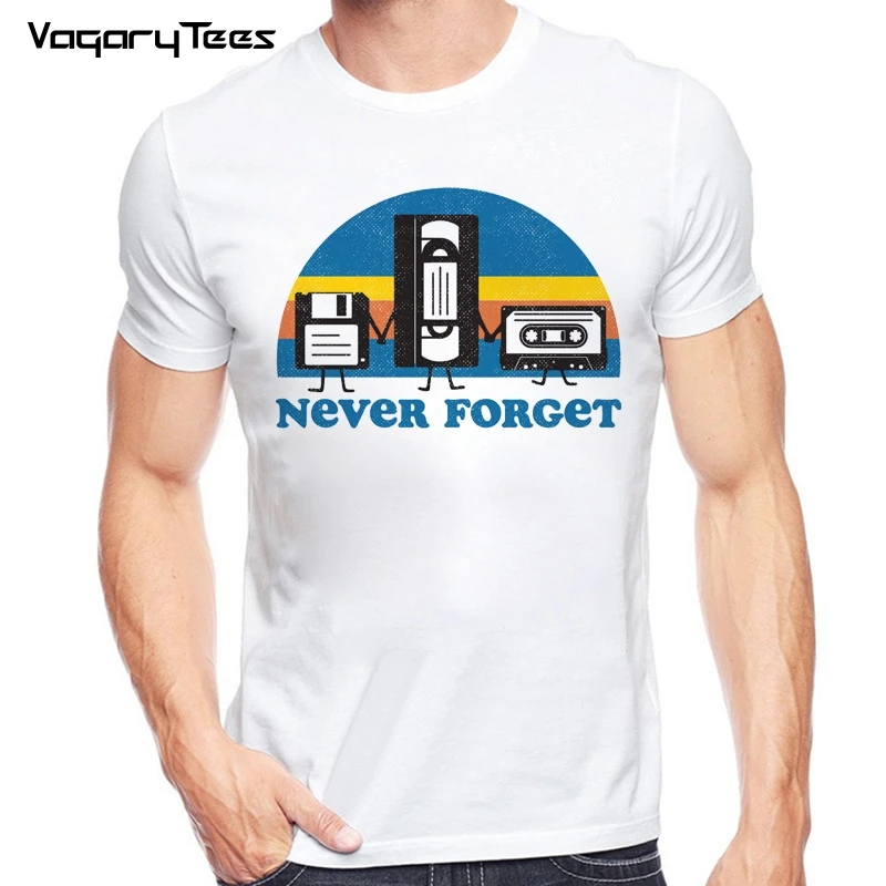 

Never Forget Sarcastic Graphic Music Novelty Funny T Shirt men Casual letter printed Men's T-shirt men Tee shirt homme