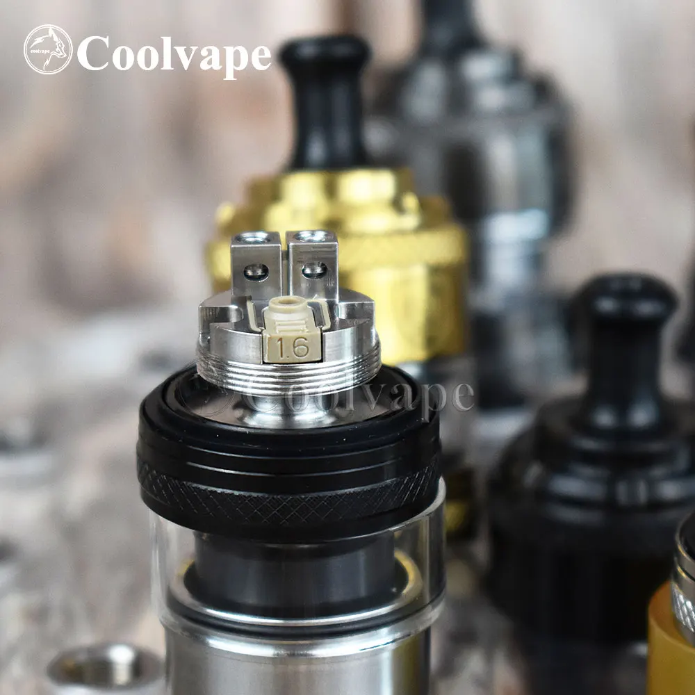 Coolvape-atomizador de cigarrillo electrónico Berserker V2 MTL RTA, 24mm, 3ml, bobina única, tanque RTA, flujo de aire inferior, vs taifun 4