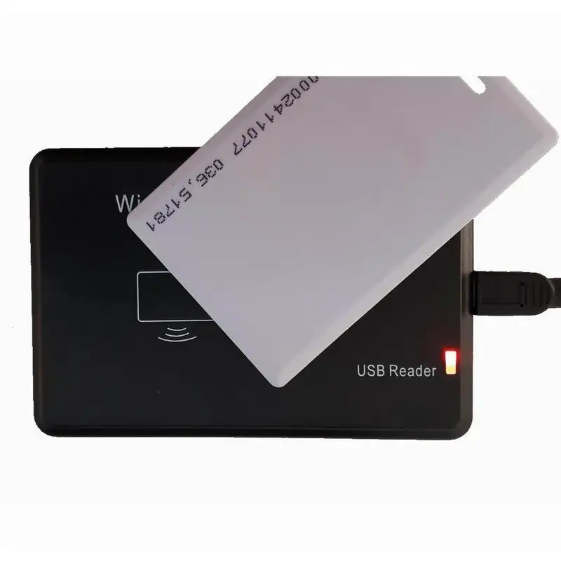 RFID 125KHZ EM4100 USB Reader for Smart ID Card Last 8 Digital No Software Drive Need Proximity Door Access Control System