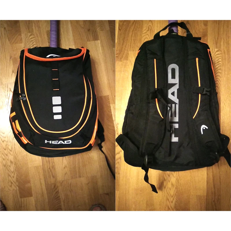 Mochila para deportes al aire libre, bolsa para Raqueta de Tenis, Original, con bolsa para zapatos