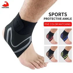 KoKossi 1PCS Right Left Foot Ankle Protector Sports Ankle Support Elastic Ankle Brace Guard Foot Support Sports Gear Four Color