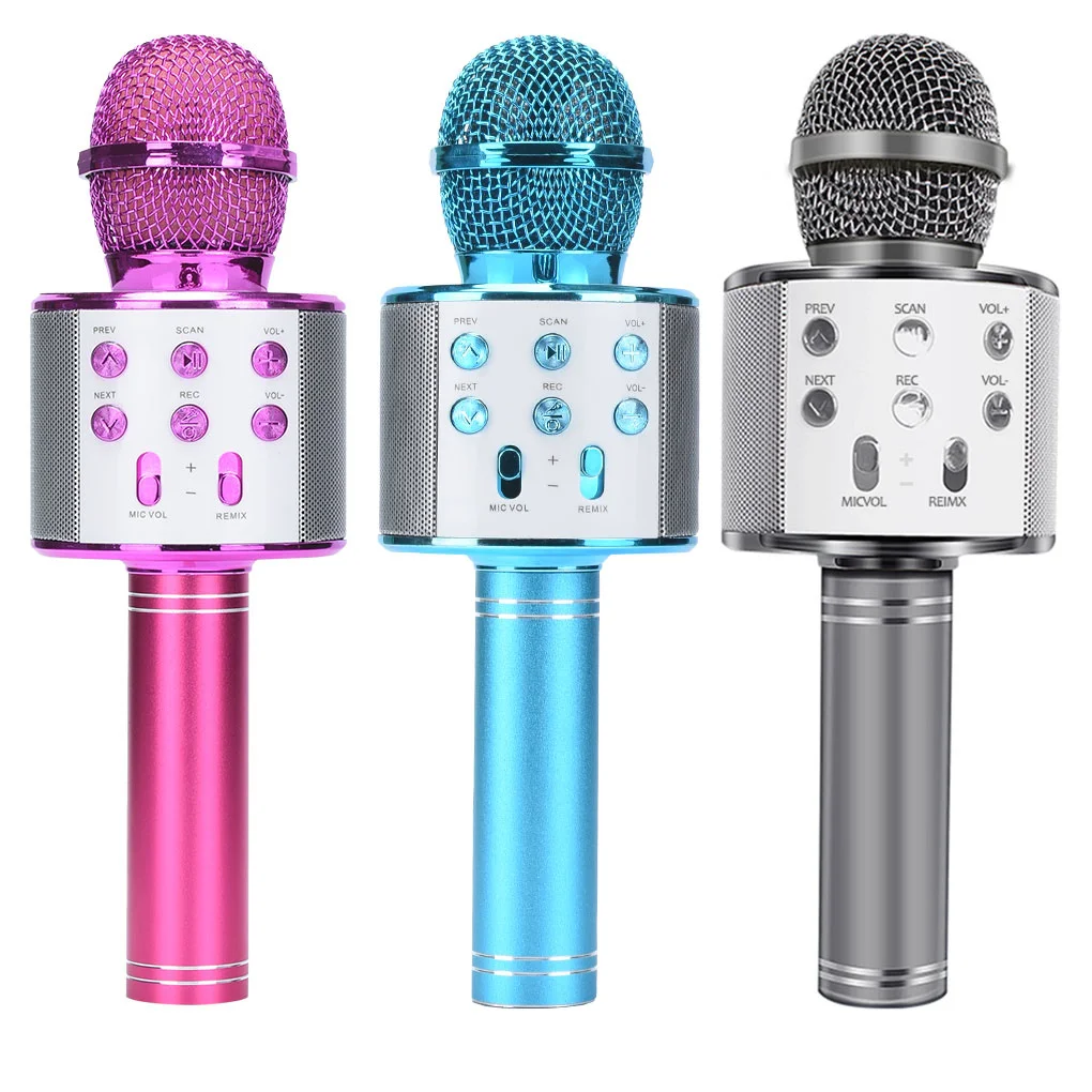 Brand New Professional Bluetooth Wireless Microphone Speaker Handheld Microphone Karaoke Mic KTV Music Player Singing Recorder