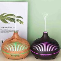 550ML Home Humidifier Aromatherapy Diffuser Air Vaporizer Environment Appliance Evaporator Aromatizer Aroma Freshener Hollow Out