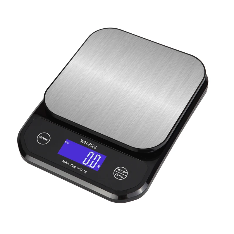 Electronic Scale 10kg 1g  USB Recharging Waterproof 5kg 0.1g Food Kitchen Scale Touch Screen Digital Weighting with LCD Screen