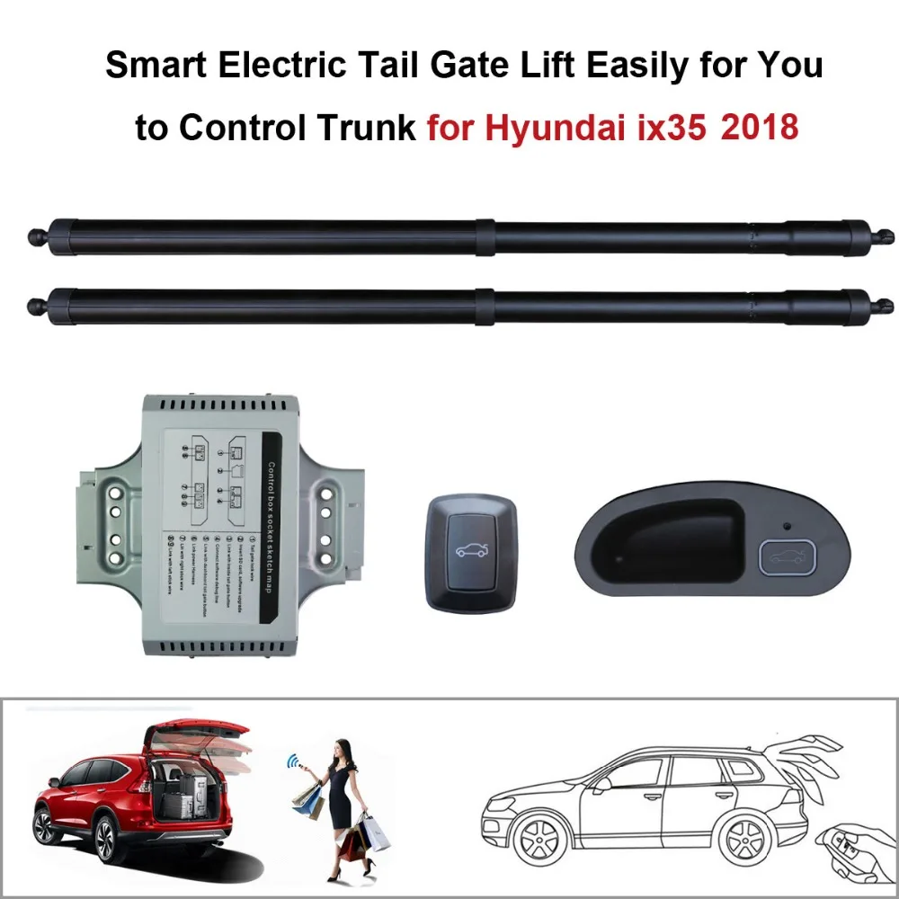 Car Electric Tail Gate Lift for Hyundai iX35 2018 with Latch function Set Height Avoid Pinch