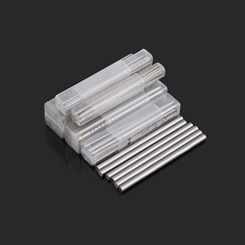 10Pcs 0.5-6.9mm Precision HSS Round Bar Steel Rod 100mm Long All Size HRC 60 - 62