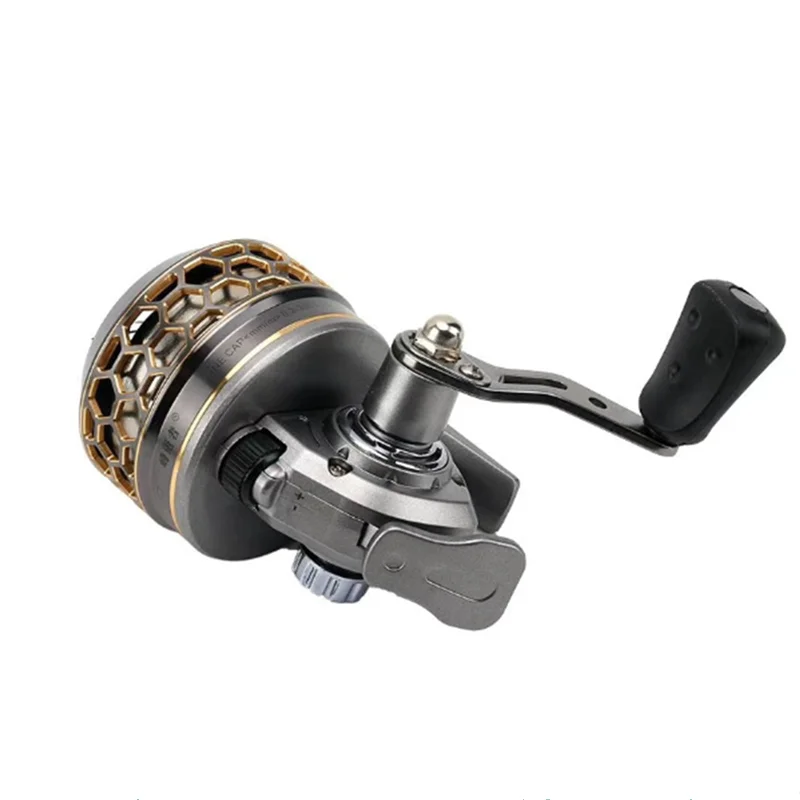 New High Quality Metal Fishing Reel 3+1BB Closed Fishing Reel Double Needle Design for Outdoor Fishing and Slingshot Shooting