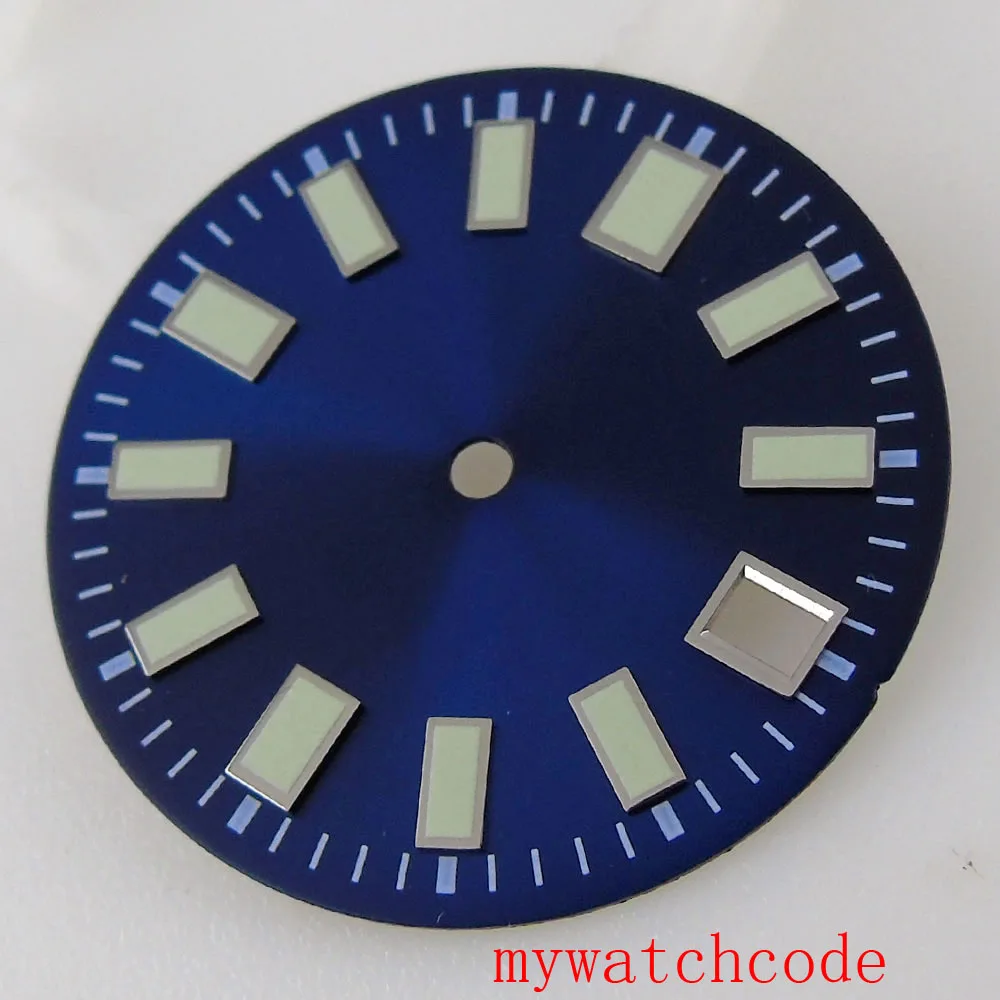 62mas Diver Watch Dial 29mm Sterile Luminous Black/Blue/Grey For NH35A NH36 NH38 ETA 2824 MIYOTA 8215 821A dg mingzhu 2813