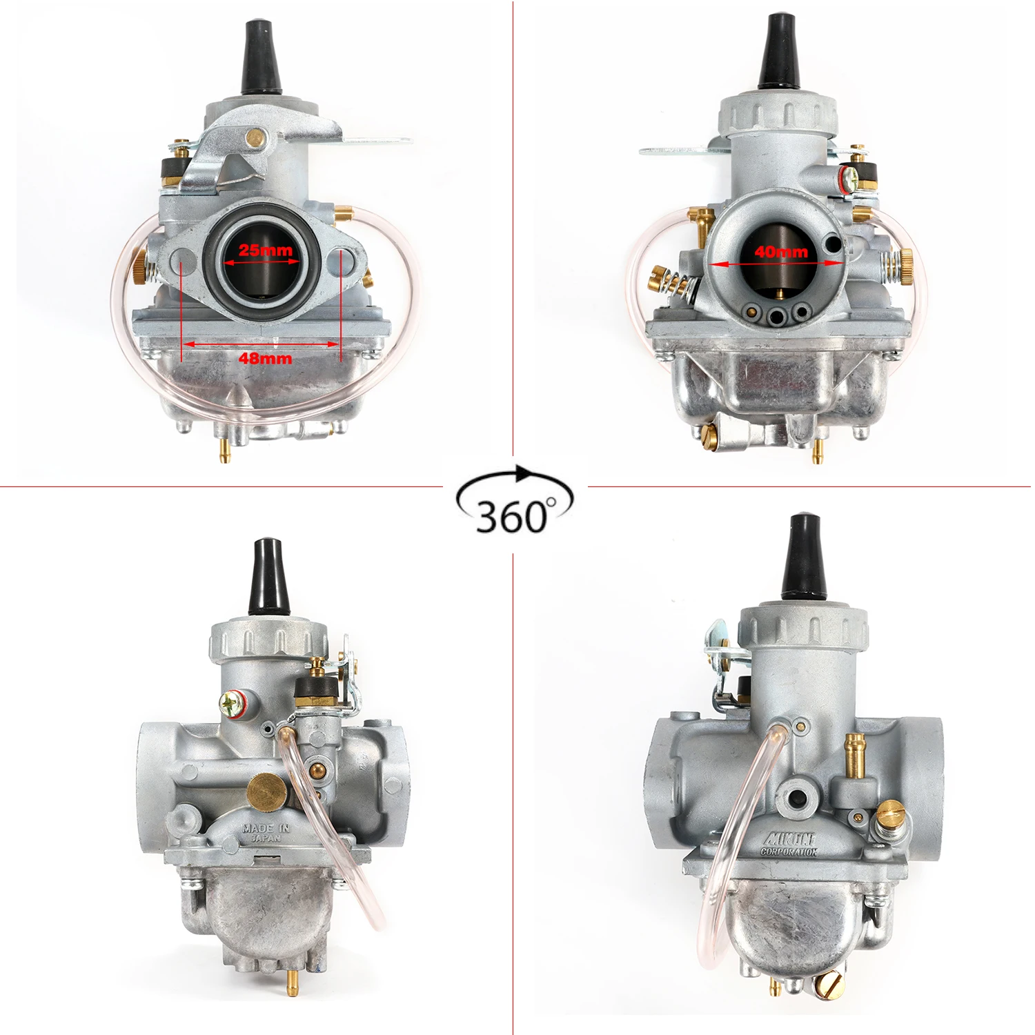 New Carb Carburetor Carburador Moto Vergaser forSUZUKI TS125 TS125N TC125 TS100 CARBURETOR Motorcycle Dirt Bike Motocross