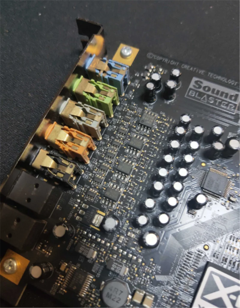 High Quality for Creative SB0880 X-Fi Titanium PCI-E 7.1 sound card PCI-E HIFI Fiber port for win 7/8/10 XP