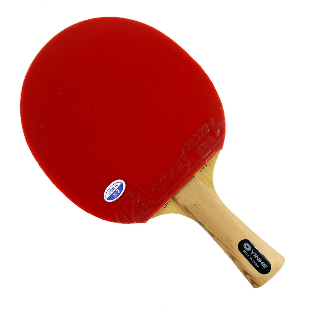 Pro Table Tennis Combo Racket Galaxy YINHE T-11+ T11S with 2 Pcs KTL Pro XP Rubber Shakehand long handle FL