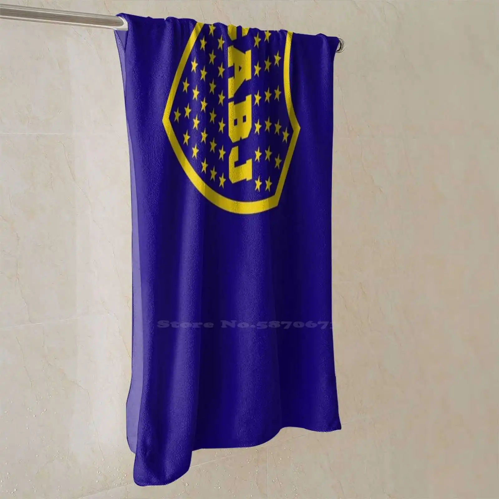 Bathroom Swimming School Travel Soft Towels Mitad Más Uno Cabj Clube Atletico Boca Jrs Juniors Football Soccer Team Crest