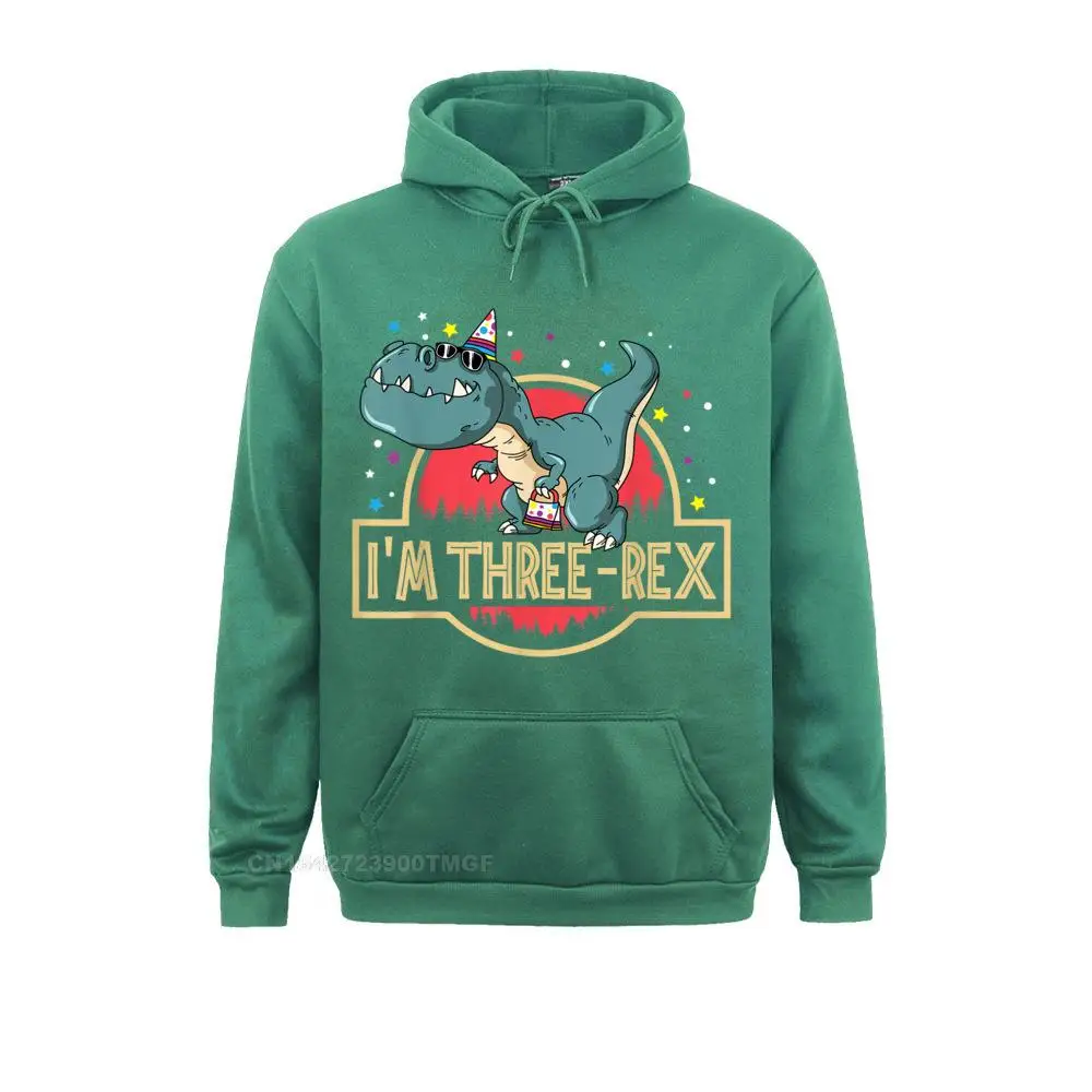 Crazy Drie Rex T-Rex Verjaardag Hoodie 3 Jaar Oude Jongen Meisje Man Liefhebbers Dag Hoodies Lange Mouwen Camisas trui Voor Mannen Groothandel