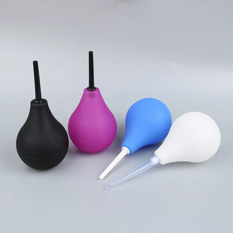 

Portable Bidet Enema Rose Red Silicone Anus Cleansing Vaginal Sexual Analdusche Enema Anal Bidet Ducha Anal Shower Head