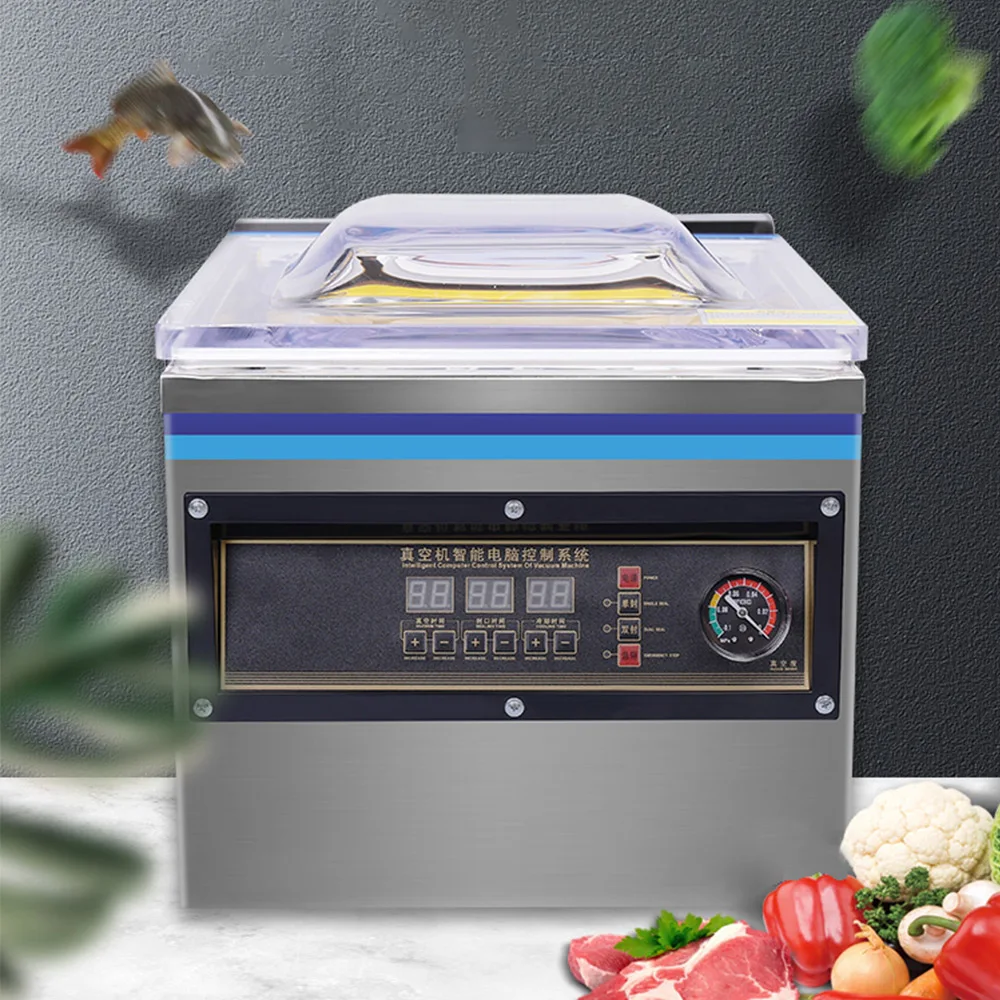 Commercial Automatic Vacuum Bag Sealer Household Food Vacuum Machine Sealer Packing Machine Wet and Dry Sealing Machine