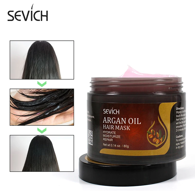 Sevich 80g Keratin Hair Treatment Mask Effectively Repair Damaged Dry Hair Repair Damaged Hair Roots Restore Soft Hair