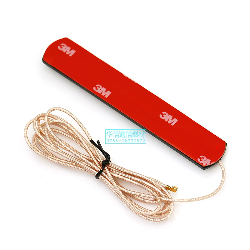 2 piece 2.4G 5.8G dual frequency patch Antenna Omnidirectional 5DBi gain 1.5m cable length U.FL IPX 2400-2500MHz