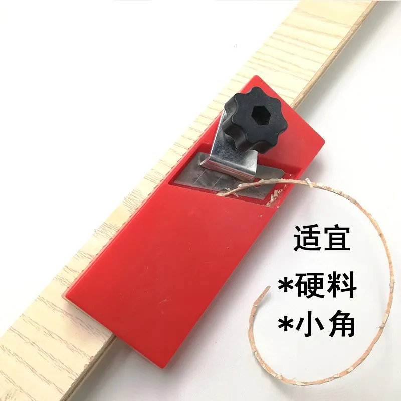 Woodworking Manual Planer ABS Red woodcraft tool 45 Degree Chamfering plane hand tools for wood plasterboard cutter Edge machine