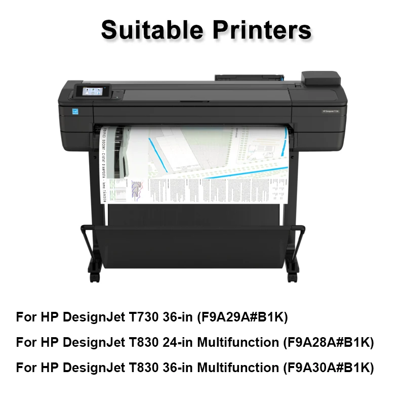 For HP 728 728XL New Upgrade Cartridge Chip HP728 XL Chip F9J68A F9J67A F9J66A F9J65A F9K17A For HP DesignJet T730 T830 Printer