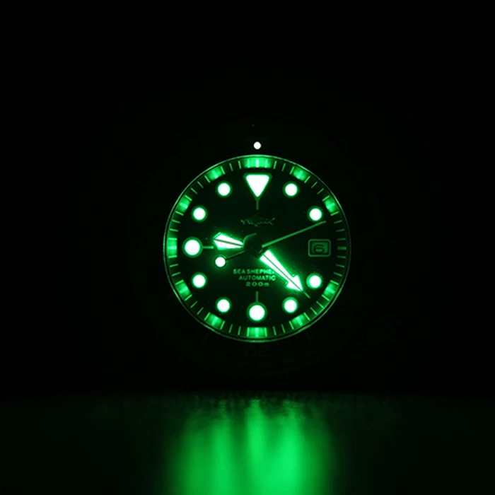 Heimdallr Men Diver Watch Tuna Automatic Mechanical Wristwatch 20ATM Waterproof Luminous NH35 Sapphire Mirror