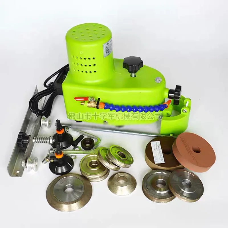 Máquina de Moedura de Vidro Portátil Pequena Pode Moer a Borda Reta de Vidro Borda Redonda Máquina de Afiação da Telha de Hypotenuse a