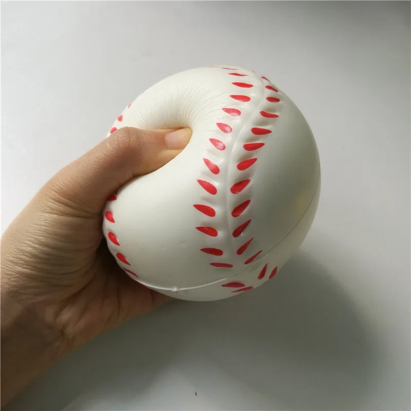 Bolas de estresse de espuma de 10cm brinquedo de futebol basquete tênis de beisebol bebê brinquedos macios para crianças