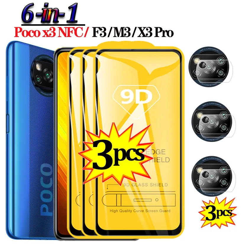 Película Poco X3 GT X 3 Pro,Protector Glasses For Xiaomi Poco M4 Pro 5g Glass Little X3 NFC Tempered Glass Poko F3 M3 Pro X3Pro