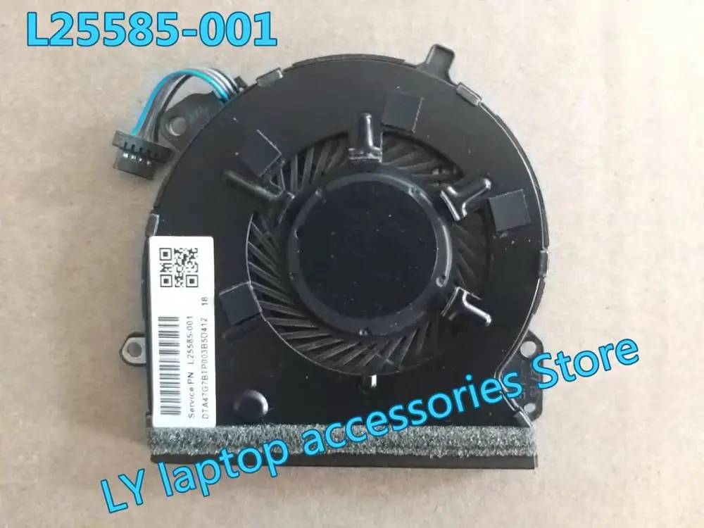 

For HP 15-CS 15-CS0037TX 15-CS0048TX TPN-Q208 Original Laptop CPU Cooling Fan CPU Fan L25585-001 4PIN NS85B00-17K18