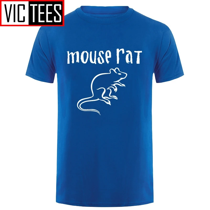 Men MOUSE RAT MENS T-SHIRT PARKS AND RECREATION RON SWANSON BAND FUNNY RETRO TVCool Casual pride t shirt Unisex New Fashion