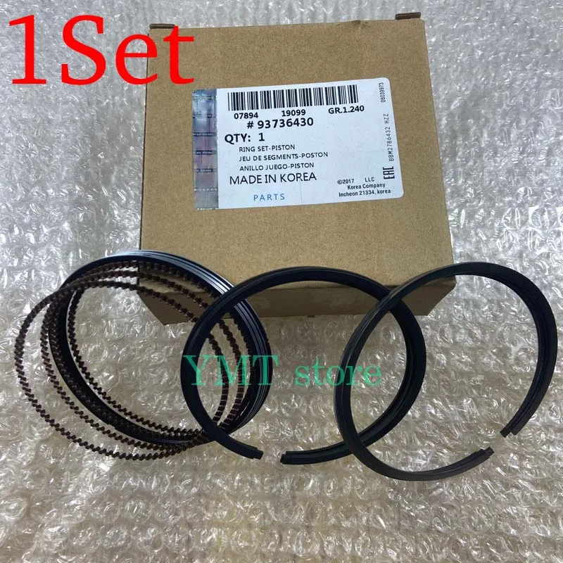 1Set Original Factory quality Engine Piston Ring Fit For Chevrolet Cruze 1.6 1.8 Epica 1.8 55568928 93190369 55568927 93736430