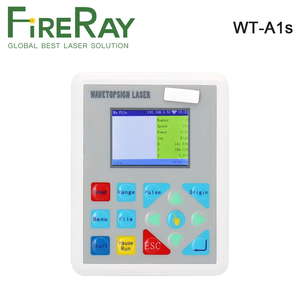 FireRay Co2 sterownik laserowy System Co2 maszyna do laserowego cięcia i grawerowania K40 laserowe 3020 6040 wymiana Ruida Leetro sterownik