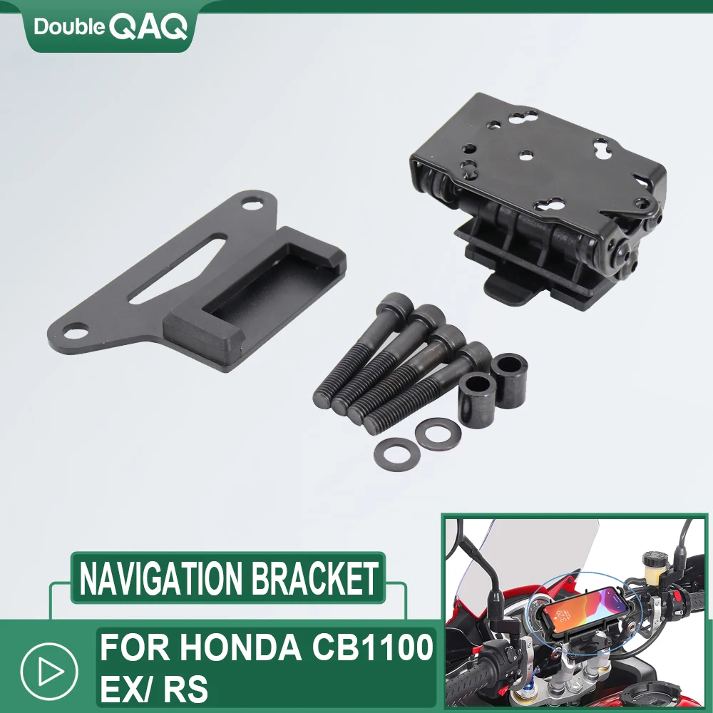 

CB1100 EX Motorcycle Accessories Smart Phone Navigation GPS Plate Bracket Adapt Holder Kit For Honda CB1100 RS/EX 2012-2021