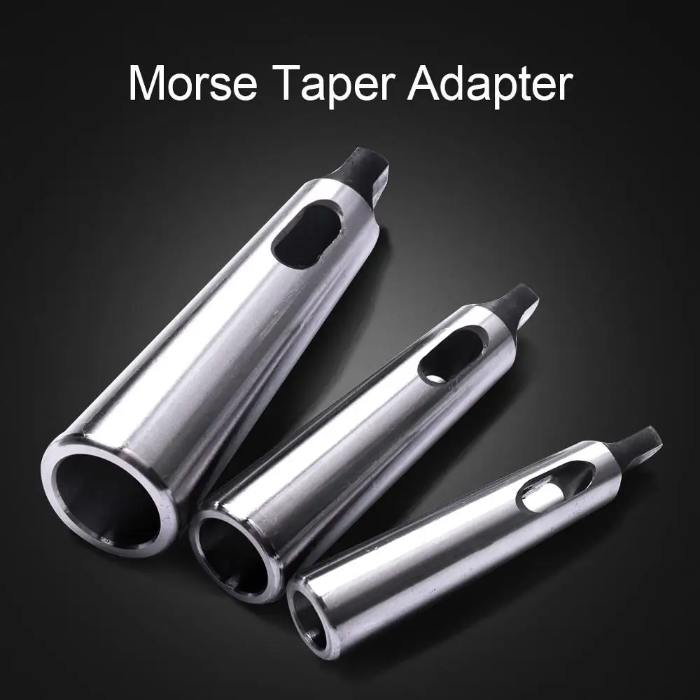 

1PC 45# Steel Morse Taper Drill Sleeve Reducing Adapter MT1-MT2 MT2-MT3 MT3-MT4 MT1-MT3 MT2-MT4 MT1-MT4 for Lathe Milling Tool