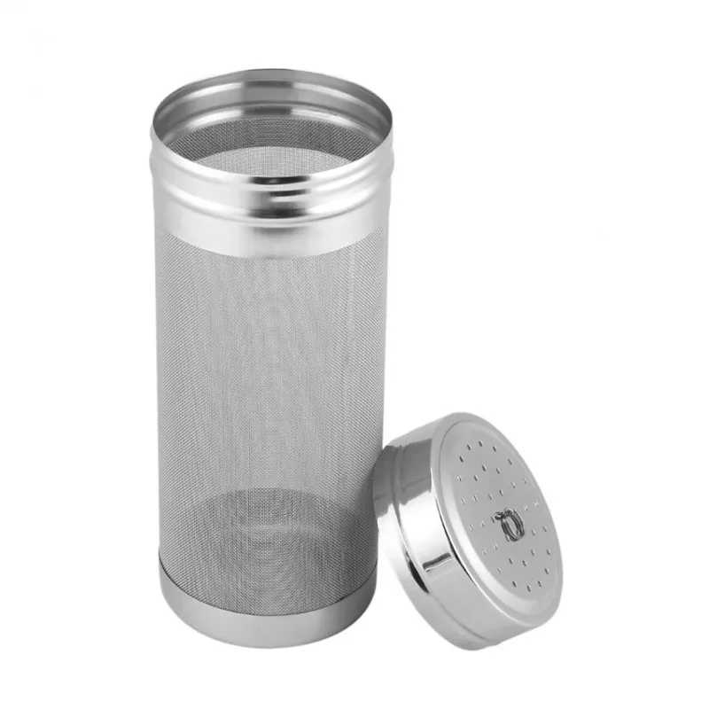 7*18cm 300 Micron Stainless Steel Homemade Brew Beer Hop Mesh Filter Strainer Beer Brewing Hop Mesh Filter Strainer