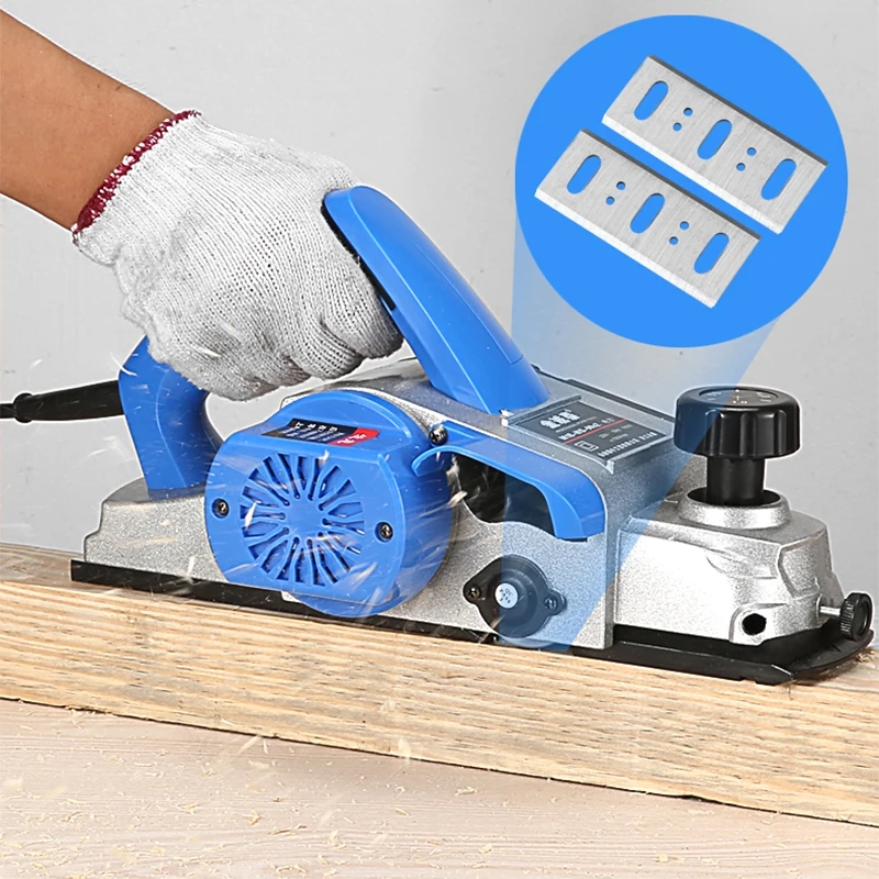 M1B-WS 90X2 Electric Planer Carpenter's Portable Planer Multi-function Carpenter's Planer Planing Cutting Board 1900W High Power