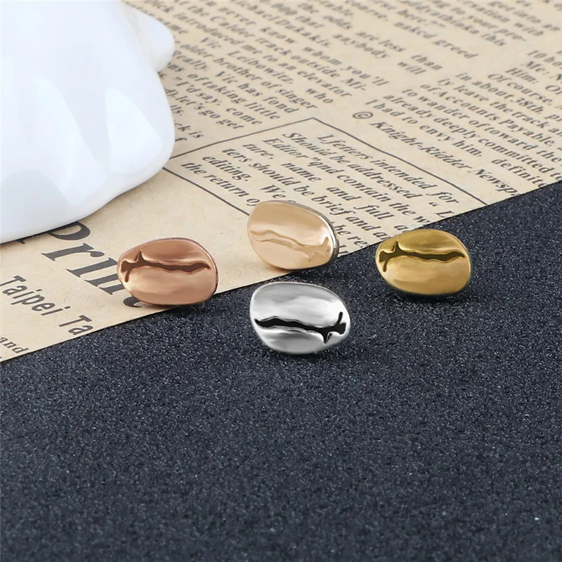 Coffee Beans Metal Pin 4 colors Mini Lovely Brooches Women Men Badge Fashion Clothes Denim Lapel Pins Jewelry Gifts for Barista