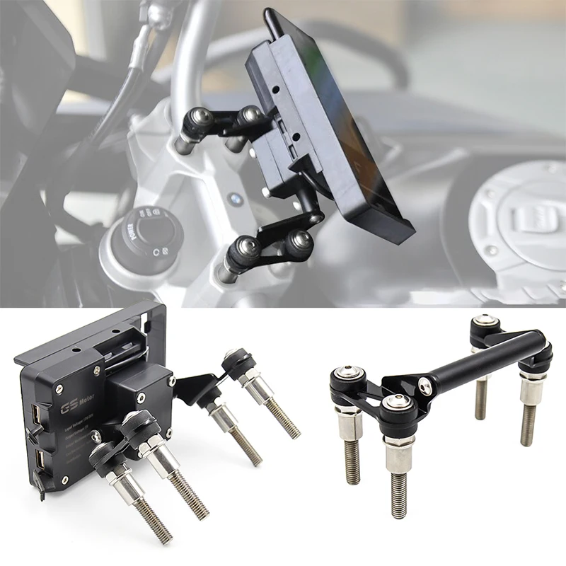 For BMW F900XR 2019 2020 2021 F900R Motorcycle GPS/SMART PHONE Navigation GPS Plate Bracket Adapt Holder