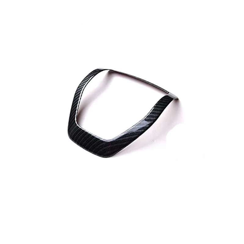Fit for Ford Ranger Everest Endeavor 2015 2016 2017 2018 2019 Color Carbon Fiber Steering Wheel Frame Decorator Cover