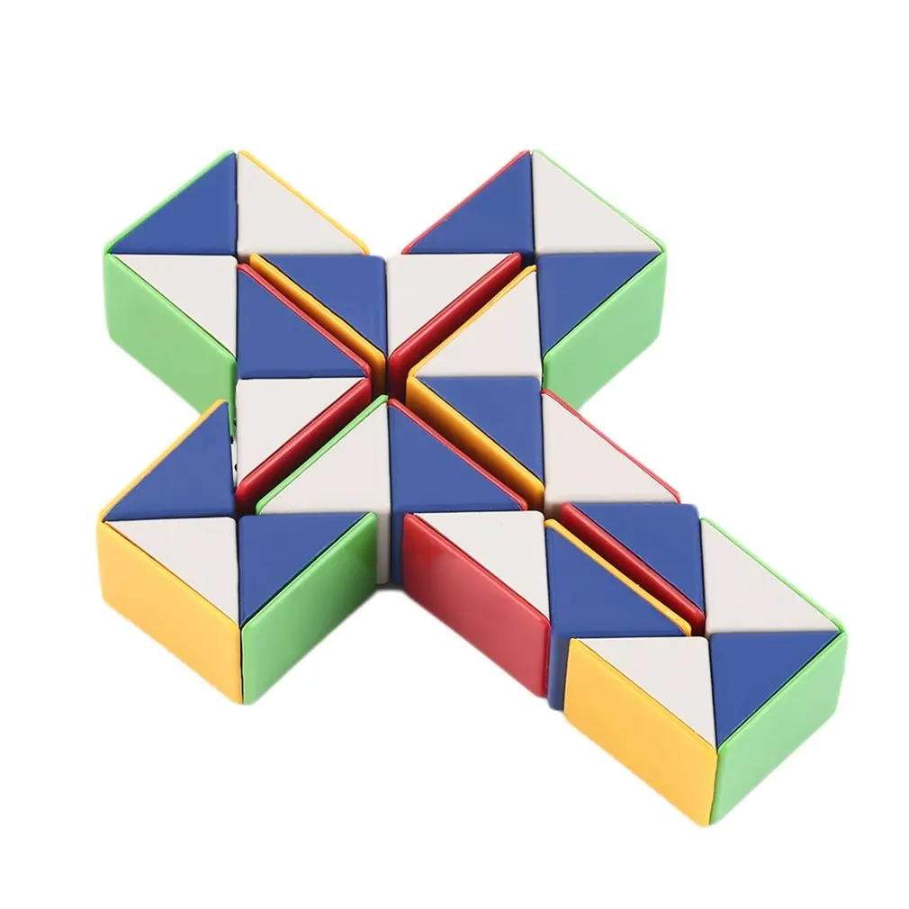 Snake Magic 3D Cube Game Puzzle Twist Toy Party Travel Kids Antistress Fillers Party Favours Colorful Early Educational Toy