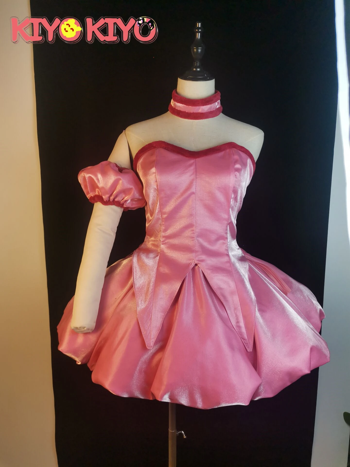 

KIYO-KIYO Anime Tokyo Cats Momomiya Ichigo Cosplay Costume pink lovely dress female can Custom made