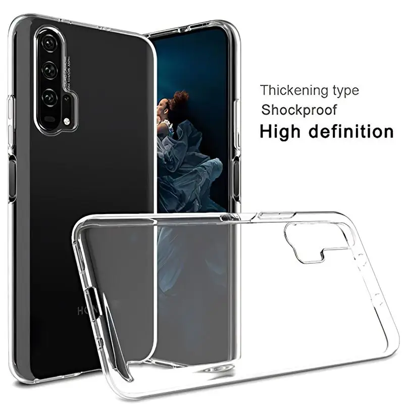 

Crystal Clear Phone Case for Huawei Honor 20/20 Pro/20 Lite/20S Honor20 20Pro 20Lite S Transparent Thin Silicone TPU Back Cover