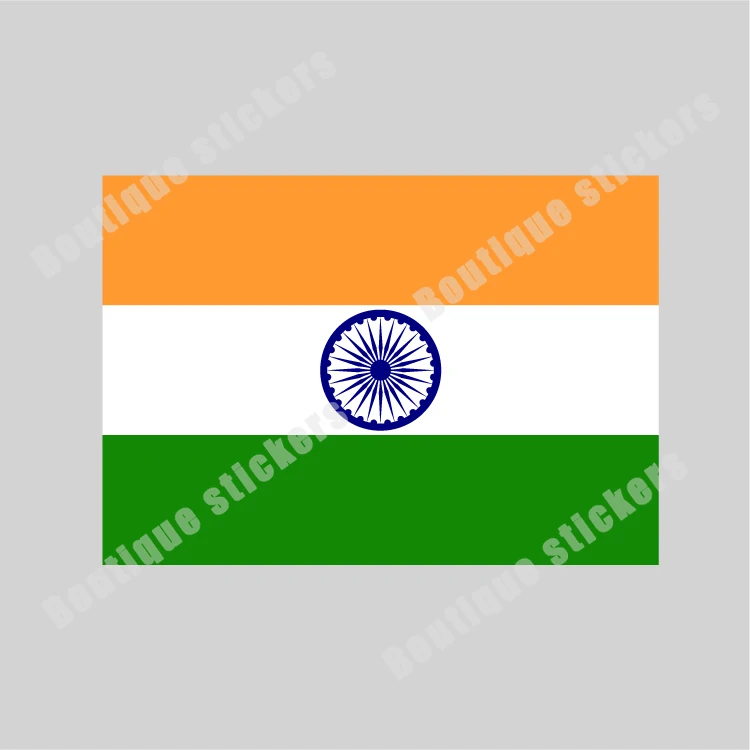 Indian Flag National Emblem Badge Hand Down Sticker Exquisite Decals Rear Windshield Body Car Window Helmet PVC Vinyl Sticker